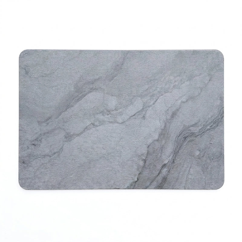 Tapis de bain en diatomite effet marbre - vue principale