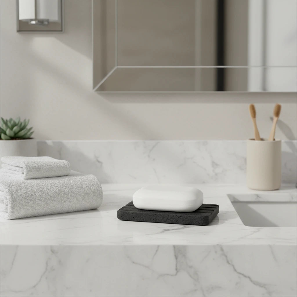 Porte Savon Noir 5