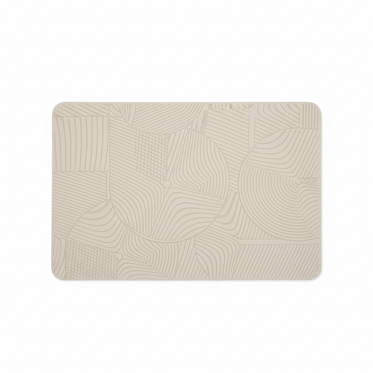 Tapis de bain en diatomite blanc - vue principale