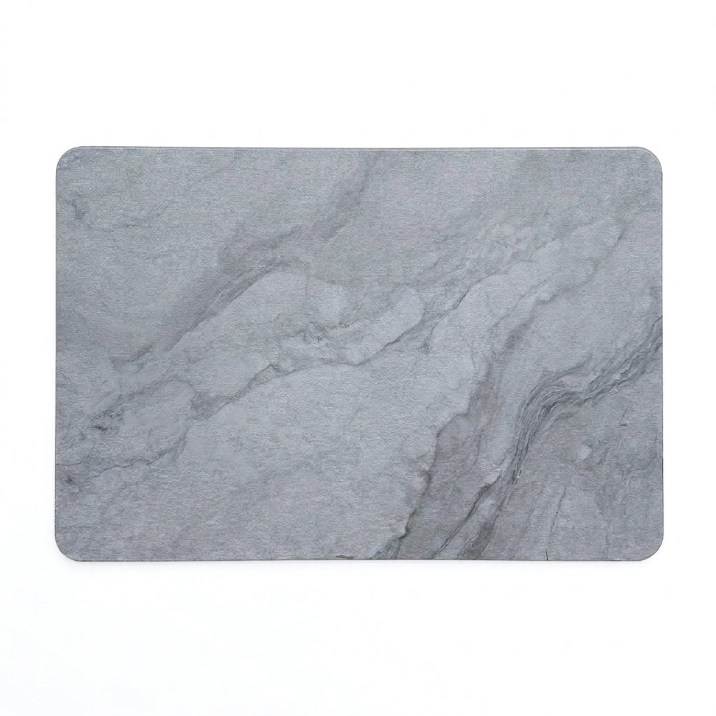 Tapis de bain en diatomite effet marbre - vue principale