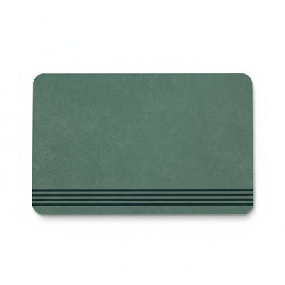 Tapis De Bain Vert Foncé 3